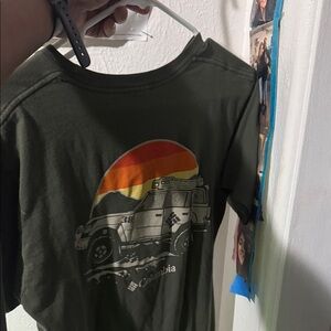 Columbia Olive Graphic Adventure Tee